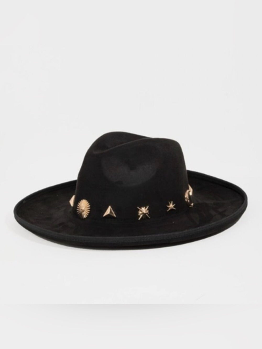 Bohemian Coco Studded Sun Star Moon Fedora